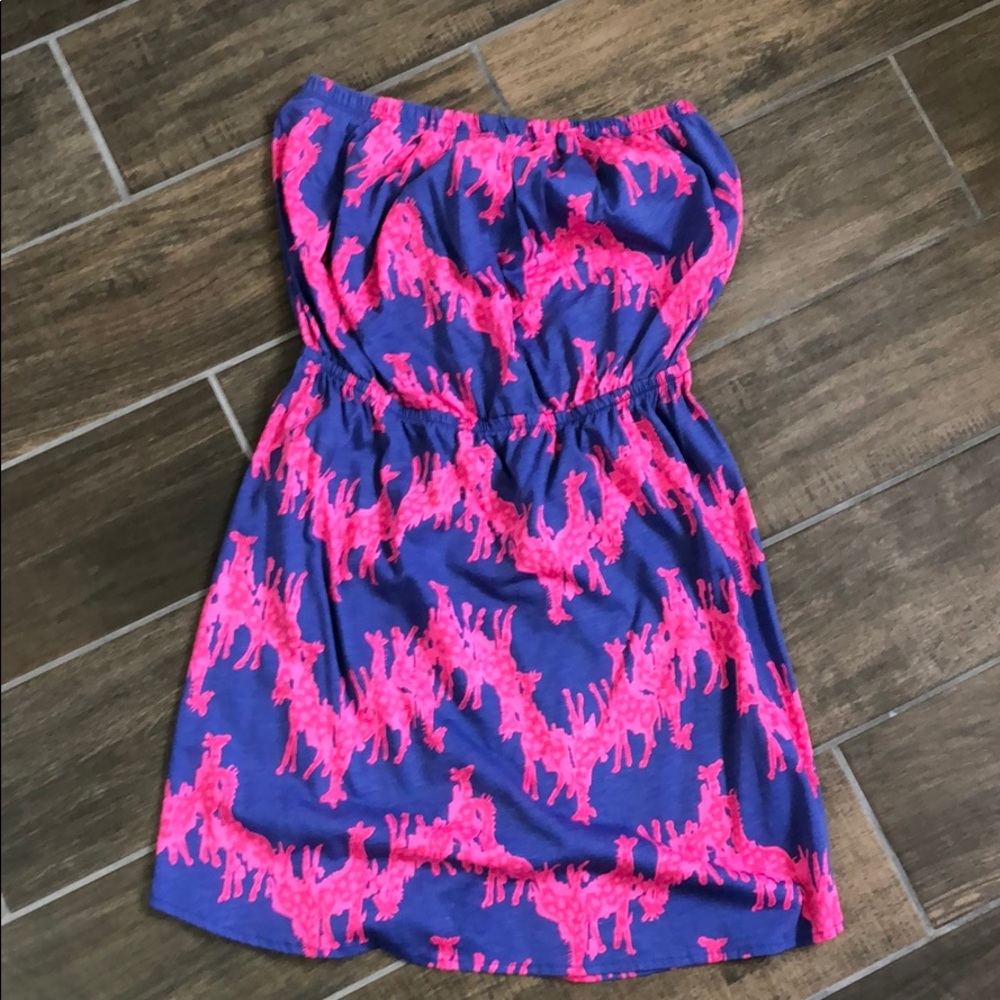 Lilly Pulitzer strapless dress